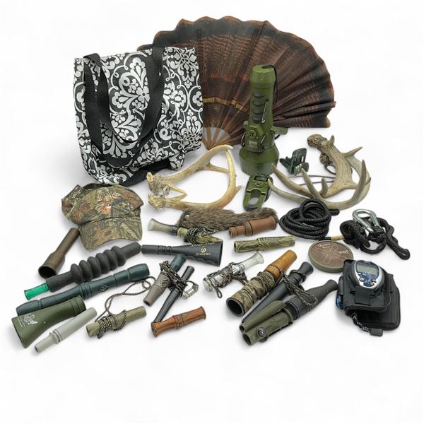 Assorted Hunting Gear, Calls and Accessories
