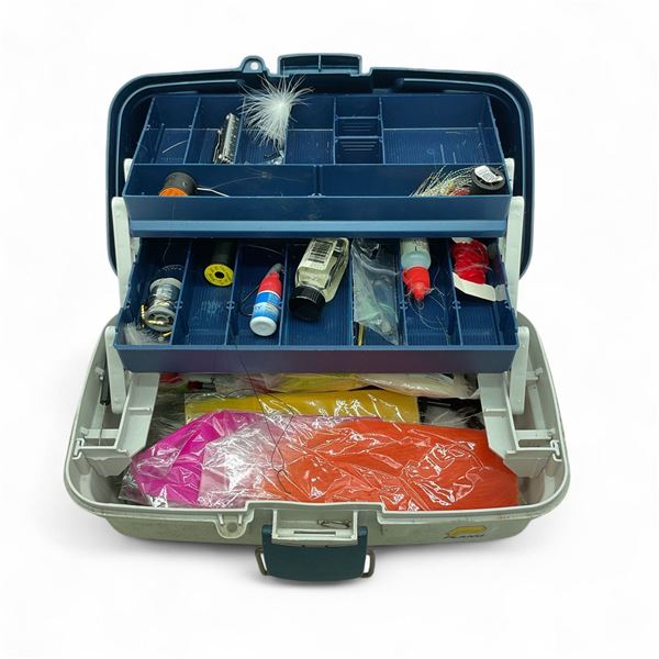 Plano Tackle Box with Assorted Fishing Gear