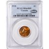 Image 1 : 1938 Canada 1¢ PCGS MS-64 Red; CNAS Silver (Ex Blay)
