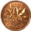 Image 3 : 1959 Canada 1¢ PCGS PL-65 Red