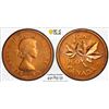 Image 4 : 1960 Canada 1¢ PCGS PL-65 Red