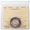 Image 1 : 1950 Canada 25¢ ICCS MS-65