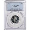 Image 1 : 1962 Canada 25¢ PCGS PL-65