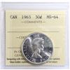 Image 1 : 1963 Canada 50¢ ICCS MS-64