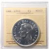 Image 1 : 1950 Canada $1 ICCS MS-63