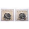 Image 1 : Lot of (x2) Canada $1 ICCS MS-63; 1953 NSF, 1953 SF