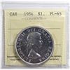 Image 1 : 1954 Canada $1 ICCS PL-65