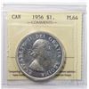 Image 1 : 1956 Canada $1 ICCS PL-64