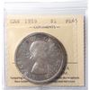 Image 1 : 1959 Canada $1 ICCS PL-65