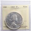 Image 1 : 1960 Canada $1 ICCS PL-66