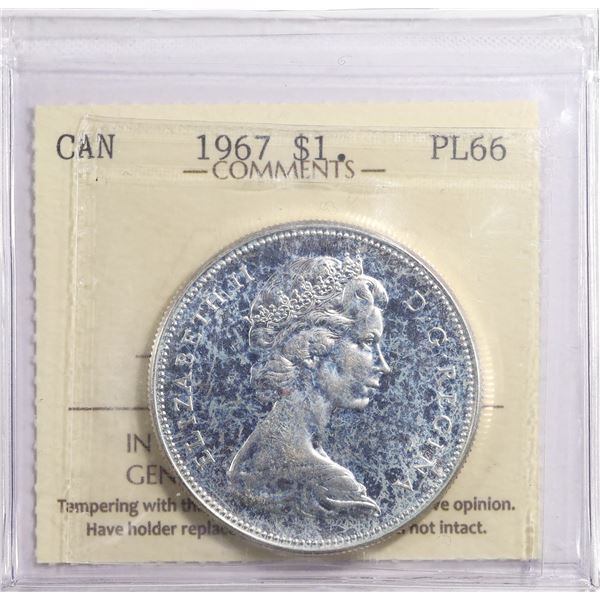 1967 Canada $1 ICCS PL-66