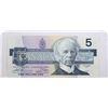 Image 1 : 1986 Canada $5 BC-56bA; Thiessen-Crow, Replacement, FNX3770897; CUNC