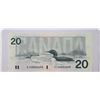 Image 2 : 1991 Canada $20 BC-58aA; Thiessen-Crow, Replacement, EIX0052695; AU+
