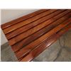 Image 11 : Wooden Slatted Bench 36" x 15" x 17"H