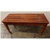 Image 1 : Wooden Slatted Bench 36" x 15" x 17"H