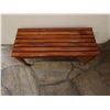 Image 2 : Wooden Slatted Bench 36" x 15" x 17"H