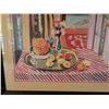 Image 3 : Vintage Interior with Phonograph Art Print by Henri Matisse, Framed 28" x 32"