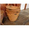 Image 2 : Qty 5 Woven Baskets, Misc Sizes
