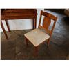 Image 14 : Martin & MacArthur  RC541 Wooden Plantation Desk (Vanity with Hutch) w/ Chair 36" x 18" x 39"H