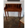 Image 15 : Martin & MacArthur  RC541 Wooden Plantation Desk (Vanity with Hutch) w/ Chair 36" x 18" x 39"H