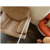Image 9 : Plush Lounge Chair w/ Wooden Arm Accents 44" x 35" x 24"H