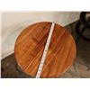 Image 10 : Round Wooden Table w/ Pedestal Base 20" Dia, 24"H