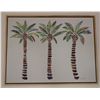 Image 1 : Three Palm Trees Artwork by Cat Coq, Framed 19" x 25"