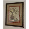 Image 1 : Floral Artwork Signed by Artist 38" x 48"