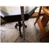 Image 10 : Wooden Octagon Table w/ Pedestal Base & Carved Top 21" Dia, 28"H