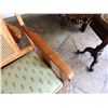 Image 3 : Martin & MacArthur RC 617 S Wooden Love Seat w/ Woven Back & 2 Pineapple Seat Cushions 48" x 20" x 3