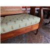 Image 8 : Martin & MacArthur RC 617 S Wooden Love Seat w/ Woven Back & 2 Pineapple Seat Cushions 48" x 20" x 3