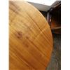 Image 6 : Round Wooden Table w/ Pedestal Base 21" Dia, 28"H
