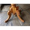 Image 7 : Round Wooden Table w/ Pedestal Base 21" Dia, 28"H