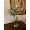 Image 2 : Artificial Flower Arrangement in Metal Pot 7" x 7" x 36"