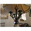Image 3 : Victorian Candelabra Style Table Lamp w/ Shade 33"H