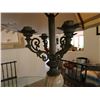 Image 4 : Victorian Candelabra Style Table Lamp w/ Shade 33"H