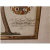 Image 8 : Palm Tree Artwork Inscribed to Her Royal Highness The Princess of Wales. Framed 29" x 36"