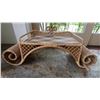 Image 1 : MacKenzie Childs Wicker Rattan Breakfast Bed Tray With Bell 12" x 14"