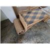 Image 4 : MacKenzie Childs Wicker Rattan Breakfast Bed Tray With Bell 12" x 14"