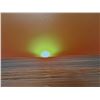 Image 4 : Sunset on the Ocean Artwork, Unframed 48" x 30"