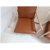 Image 10 : Qty 2 West Elm Beck Chairs w/ Upholstered Backs & Seats 25" x 27" x 25"H