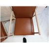 Image 5 : Qty 2 West Elm Beck Chairs w/ Upholstered Backs & Seats 25" x 27" x 25"H
