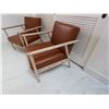 Image 6 : Qty 2 West Elm Beck Chairs w/ Upholstered Backs & Seats 25" x 27" x 25"H