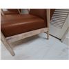 Image 7 : Qty 2 West Elm Beck Chairs w/ Upholstered Backs & Seats 25" x 27" x 25"H