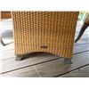 Image 9 : Tommy Bahama Round Woven Outdoor Table w/ Glass Top & 4 Matching Chairs 54" Dia, 30"H