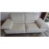 Image 1 : Chateau D'ax Italian Leather Love Seat 75" x 36" x 30"H