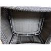 Image 12 : JANUS et Cie Woven 3-Piece Outdoor Seating Set w/ Love Seat, 2 Chairs (stone table not included)