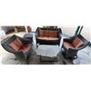 Image 1 : JANUS et Cie Woven 3-Piece Outdoor Seating Set w/ Love Seat, 2 Chairs (stone table not included)