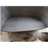 Image 23 : JANUS et Cie Woven 3-Piece Outdoor Seating Set w/ Love Seat, 2 Chairs (stone table not included)