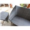 Image 24 : JANUS et Cie Woven 3-Piece Outdoor Seating Set w/ Love Seat, 2 Chairs (stone table not included)
